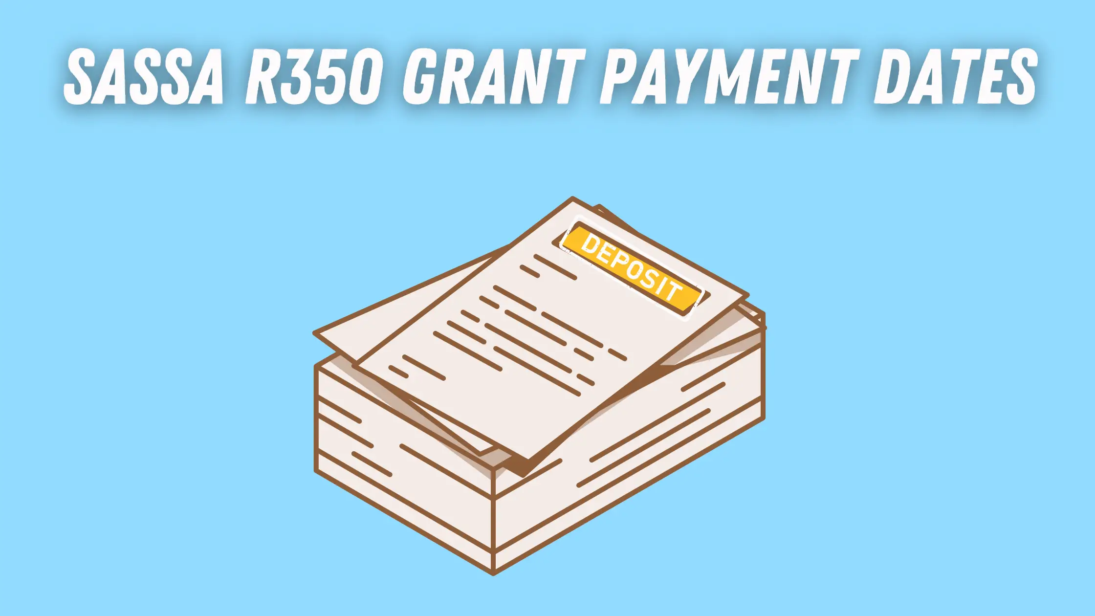 SASSA R350 Grant Payment Dates